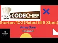 Codechef Sum Array Starters 102