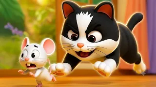 😺 Meow Meow Billi | Funny Cat Song | Billi Karti Meow Meow | Learn Animal Sounds | Balgeet | hindi