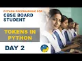 Python Tokens Keywords Variable Literals Delimiters Operators