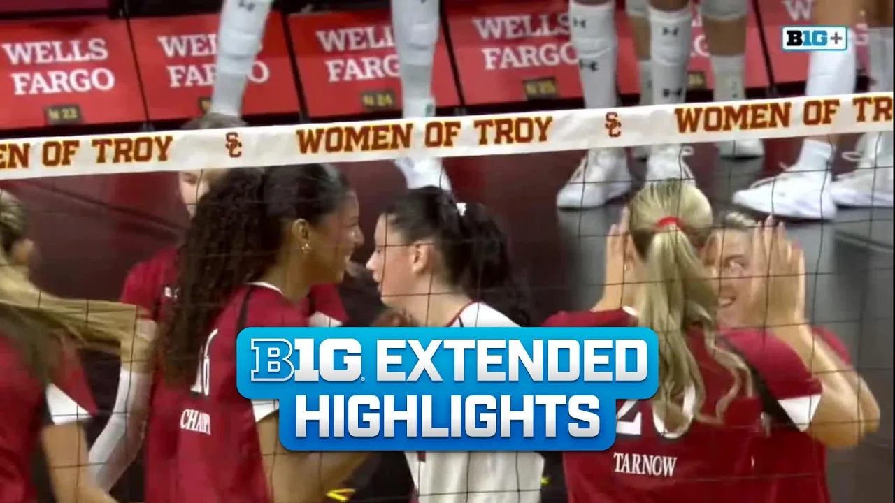 Wisconsin at USC | Extended Highlights | Big Ten Volleyball | 10/30/2026