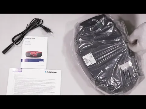 Download MP3 Unboxing Blaupunkt Radio Boombox BB12BK CD/MP3/USB