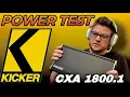 KICKER CXA 1800 1 AMP DYNO