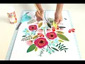 Anthropologie Style DIY Large Wall Art for 5 Beautiful Boho Floral Free Printable Designs