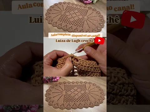 Videoaula dessa linda peça completa no canal! #crochet #croche #videoaula #luizadelugh