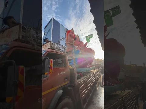 Bigg Ganesh Idol Transporting in Hyderabad 2026 #ganeshchaturthi #ganeshutsav #ganeshfestival