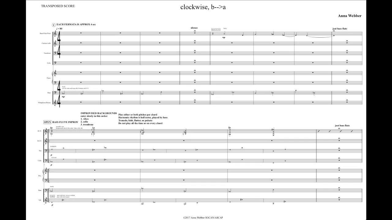Composers Talk #2 - Anna Webber "Clockwise"