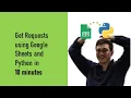 Create an API in Google Sheets and Python