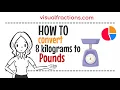 Converting 8 Kilograms kg to Pounds lb A Simple Guide