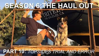 Mistakes and Successes of Painting the Topsides of an Alberg 30 Sailboat