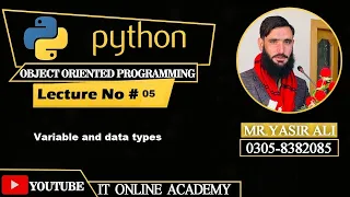 5 Variable and data types Basic to advance Level Python Course 2025