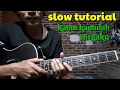 Lagu SLOW TUTORIAL || KUNCI DASAR \u0026 CARA PETIKAN GITAR || THE ROCK - KAMU KAMULAH SURGAKU