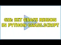 GIS Set Grass Region in Python grass script