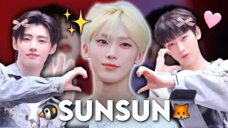 sunsun being extremely cute plus sunwon sunki moments 