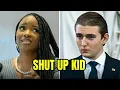 Barron Trump DEMANDS an IQ Test Jasmine Asks for HIS Scores He Freezes