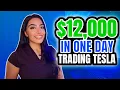 12 000 TRADING TSLA OPTIONS IN ONE DAY