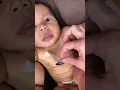 Watch this baby get his tattoo the second time