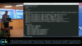 Daniel Marjamaki Seamless Static Analysis with Cppcheck