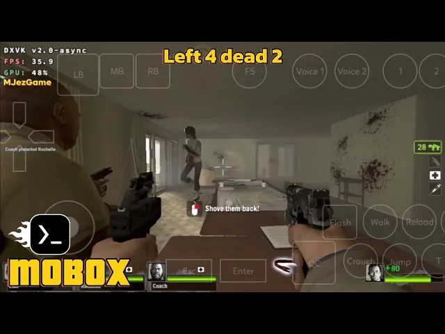 Mobox - Gameplay Left 4 dead 2 - Emulator Windows Android