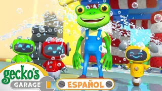 Limpia los coches con Gecko 🫧🐸 Garaje de Gecko | Carros para niños | Videos educativos