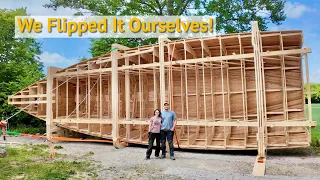 Flipping Our 50 ft Hull By Ourselves – Ep. 396 RAN Sailing