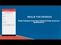 Realm Database Crud App In Android Insert Records Part 2