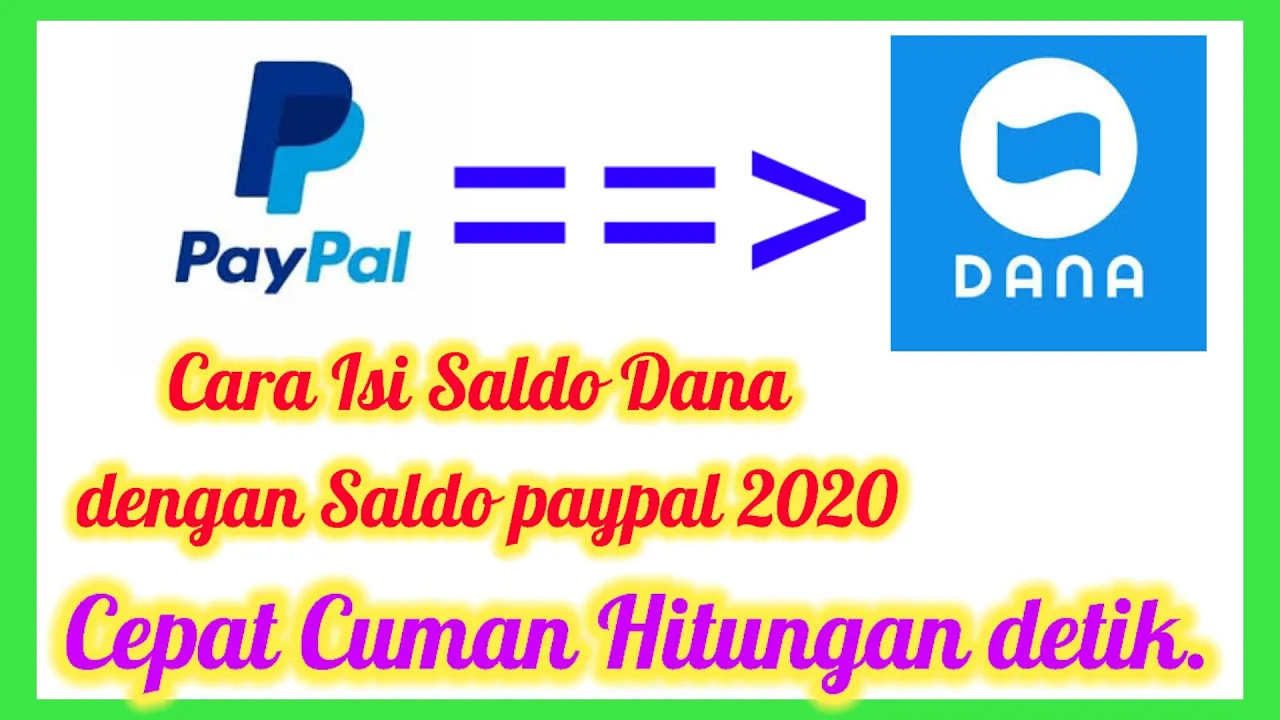 Cara Beli Pulsa, Top Up OVO, GoPay, DANA, ShopeePay, LinkAja via PayPal