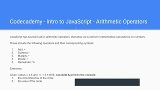 10 Arithmetic Operators in JavaScript