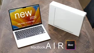 New Macbook Air M2 Starlight Unboxing and first impressions