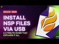Install NSP files over 4GB via USB cable using in 4 minutes