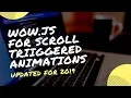 Using WOW js and Animate css for Scroll Triggered Animations Updated 2019