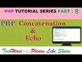 Concatenation Echo Syntax With Examples In PHP