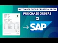 Tutorial Automate order creation in SAP from POs