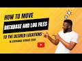 How to Move database and log files to the desired locations in Exchange Server 2019