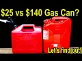 Best Gas Can 140 Wavian vs Eagle Surecan Scepter Briggs Stratton Midwest VP Racing