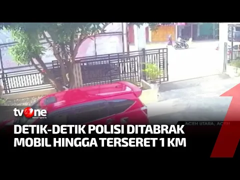 Terseret Hingga 1 Km, Pria Tabrak Polisi