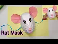 how to make a rat mask mouse mask making rat costume rat craft mouse mask animal mask