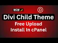 Divi Child Theme Free Download Using cPanel