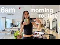 6AM morning routine productive summer vlog