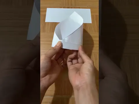 How to fold a paper airplane with glider wings like in this viral video #shorts