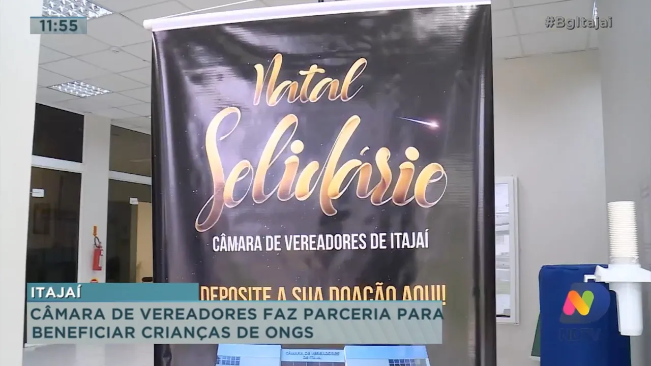 Câmara de Vereadores de Itajaí faz parceria para beneficiar crianças de ONGS