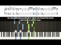 Taylor Swift - Cassandra - Accurate Piano Tutorial with Sheet Music