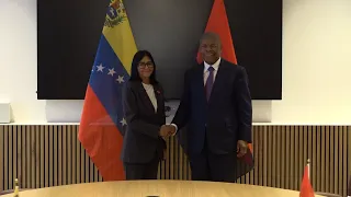 João Lourenço e Presidente interina da Venezuela abordam cooperação bilateral