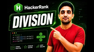 HackerRank Python Division Easy Explained Step-by-Step