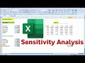 What is Sensitivity Analysis Microsoft Excel