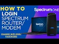 Spectrum Router Login Guide with Default Settings - 192 168 1 1