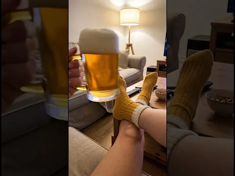 ▶️ Happy Hour Beer Mug Knitted Socks | Funny Beer Lover Gift | Link in bio (# 3377)