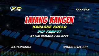 Download Didi Kempot - Layang Kangen KARAOKE KOPLO  NADA CEWEK (YAMAHA PSR - S 775) MP3