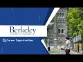 Career Opportunities at University of California Berkeley Internships at UC Berkeley