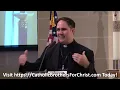 Father Calloway talked about the Holy Family and the importance of consecration to Saint Joseph
