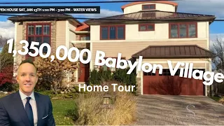 Waterfront 1 350 000 Home Tour in Babylon Village